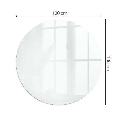 Glasplatte für Kaminöfen rund Farbe Hellgrau