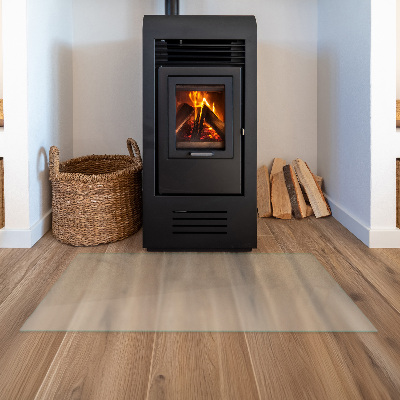 Glasplatte für Kamin Semitransparente rechteckige