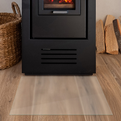 Glasplatte für Kamin Semitransparente rechteckige
