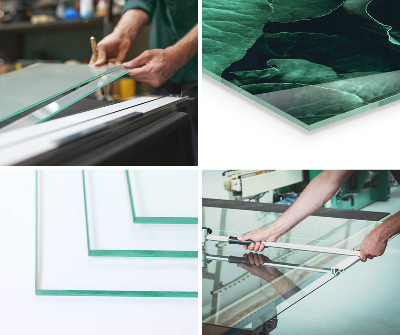 Glasplatte für Kaminöfen quartal Dreidimensionale Geometrie