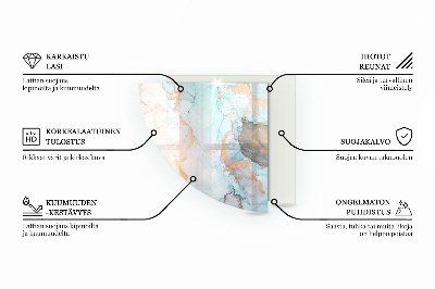 Glasplatte für Öfen quartal Holzbrett Textur