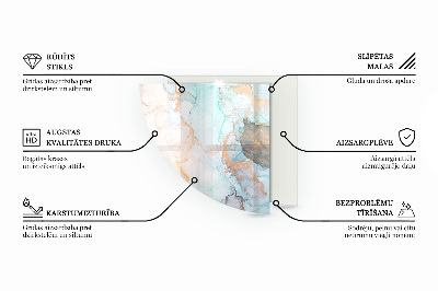 Glasplatte für Öfen quartal Holzbrett Textur