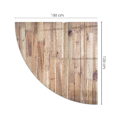Glasplatte für Kaminöfen quartal Holzbrett im Layout