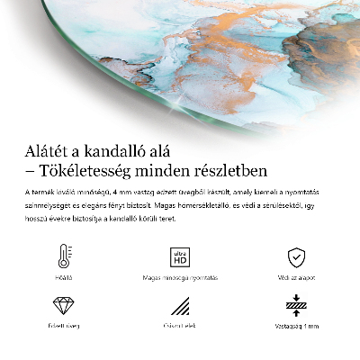 Glasplatte für Kaminöfen quartal Abstraktes geometrisches Muster