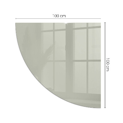 Glasplatte für Kaminöfen quartal Farbe Graugrün