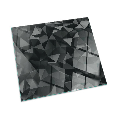 Glasplatte für Kamin rechteckig Dreidimensionale Geometrie