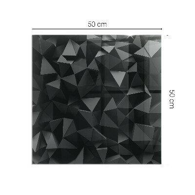 Glasplatte für Kamin rechteckig Dreidimensionale Geometrie
