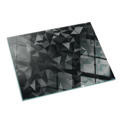 Glasplatte für Kamin rechteckig Dreidimensionale Geometrie