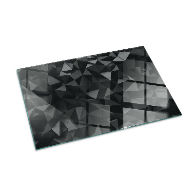 Glasplatte für Kamin rechteckig Dreidimensionale Geometrie