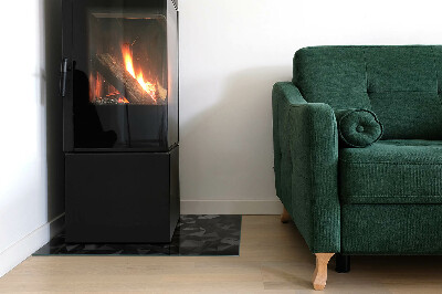 Glasplatte für Kamin rechteckig Dreidimensionale Geometrie