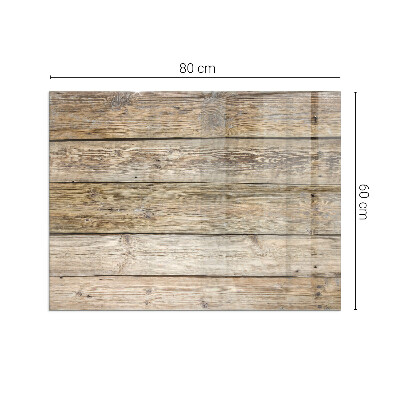 Glasplatte für Kamin rechteckig Holzbrett im Layout