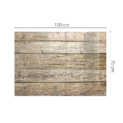 Glasplatte für Kamin rechteckig Holzbrett im Layout