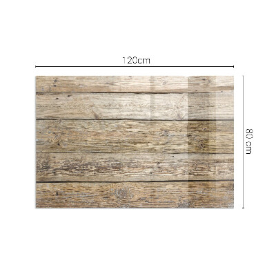 Glasplatte für Kamin rechteckig Holzbrett im Layout
