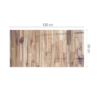 Glasplatte für Kamin rechteckig Holzbrett im Layout