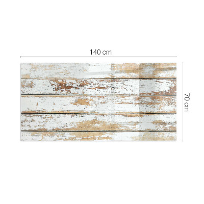 Glasplatte für Öfen rechteckig Beschädigtes Holzbrett