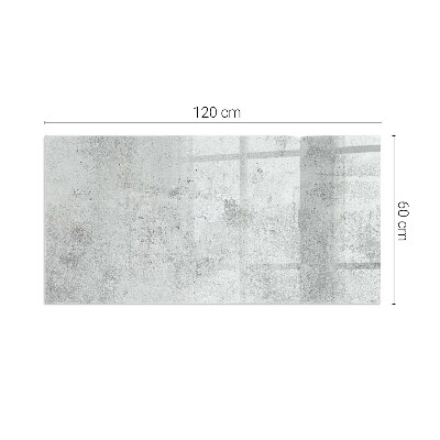 Glasplatte für Öfen rechteckig Rohbetonstruktur