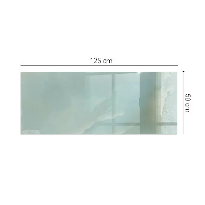 Glasplatte für Kamin rechteckig Zartes Marmormuster