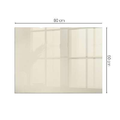Glasplatte für Öfen rechteckig Farbe Beige