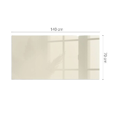 Glasplatte für Öfen rechteckig Farbe Beige