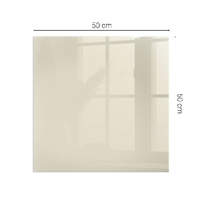 Glasplatte für Öfen rechteckig Farbe Beige