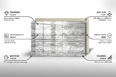 Unterlage für Kerzen Altes Holzbrett