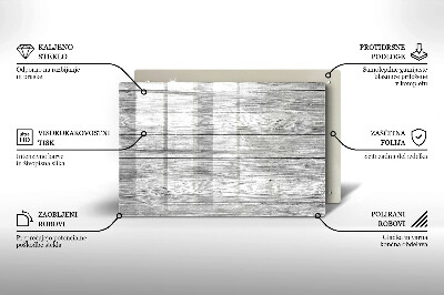 Unterlage für Kerzen Altes Holzbrett