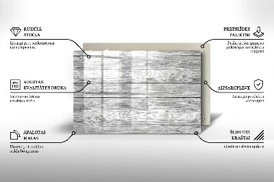 Unterlage für Kerzen Altes Holzbrett
