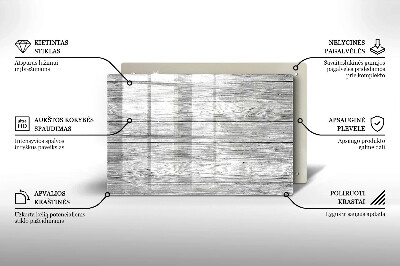 Unterlage für Kerzen Altes Holzbrett