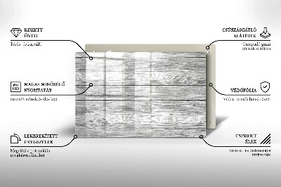 Unterlage für Kerzen Altes Holzbrett