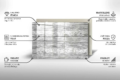 Unterlage für Kerzen Altes Holzbrett