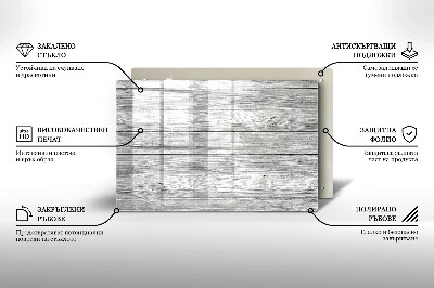 Unterlage für Kerzen Altes Holzbrett