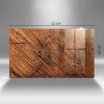Unterlage für Kerzen Holz-Textur