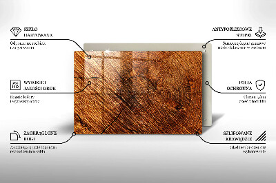 Unterlage für Kerzen Holz-Textur