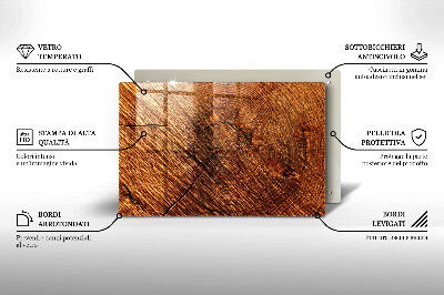Unterlage für Kerzen Holz-Textur
