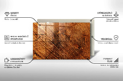 Unterlage für Kerzen Holz-Textur