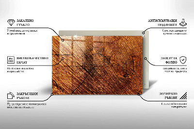 Unterlage für Kerzen Holz-Textur