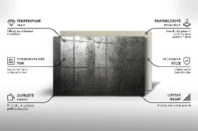 Unterlage für Kerzen Metall Textur