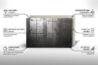 Unterlage für Kerzen Metall Textur