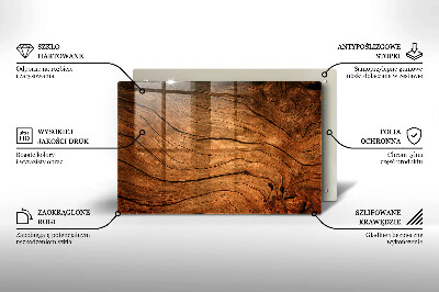 Grabkerzen Unterlage Holzplanken-Textur