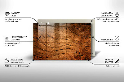 Grabkerzen Unterlage Holzplanken-Textur