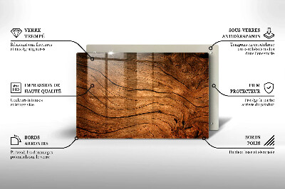 Grabkerzen Unterlage Holzplanken-Textur