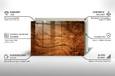 Grabkerzen Unterlage Holzplanken-Textur