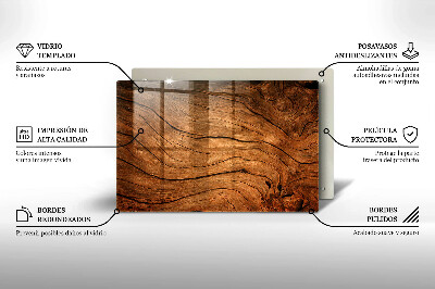 Grabkerzen Unterlage Holzplanken-Textur