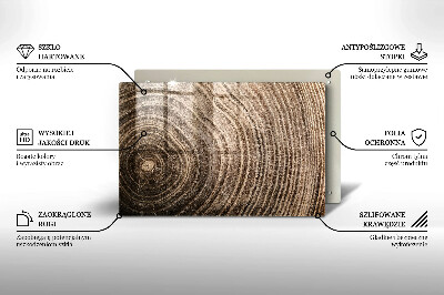 Grabkerzen Unterlage Holzmaserung