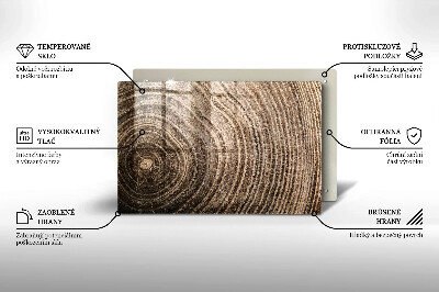 Grabkerzen Unterlage Holzmaserung