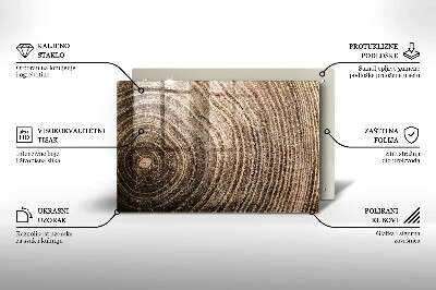 Grabkerzen Unterlage Holzmaserung