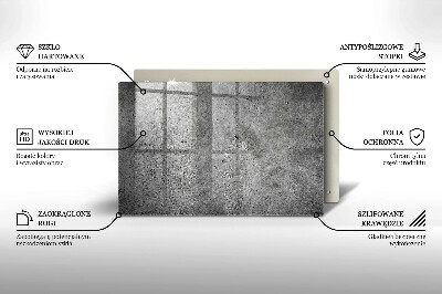 Unterlage für Kerzen Betonstein Textur