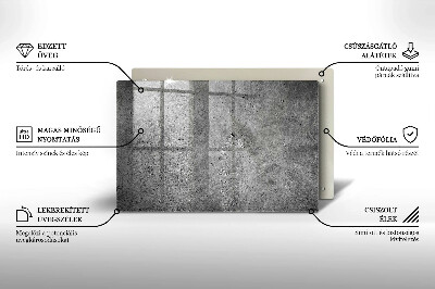 Unterlage für Kerzen Betonstein Textur