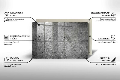 Unterlage für Kerzen Betonstein Textur