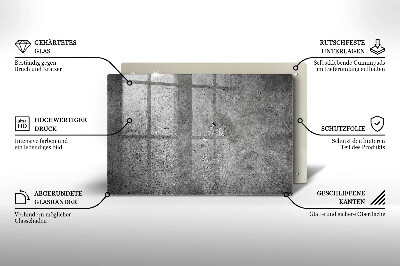 Unterlage für Kerzen Betonstein Textur